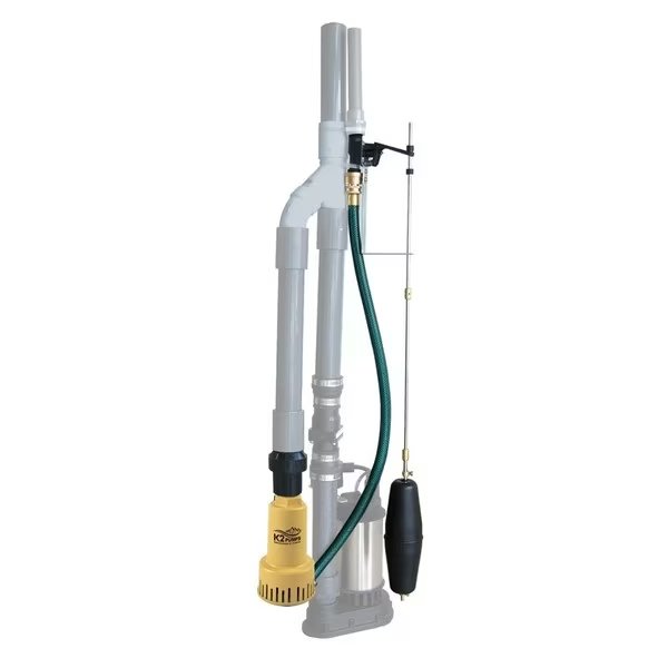 Water Powered Backup Sump Pump, K2 Pumps, Mfr#: ASP00001K